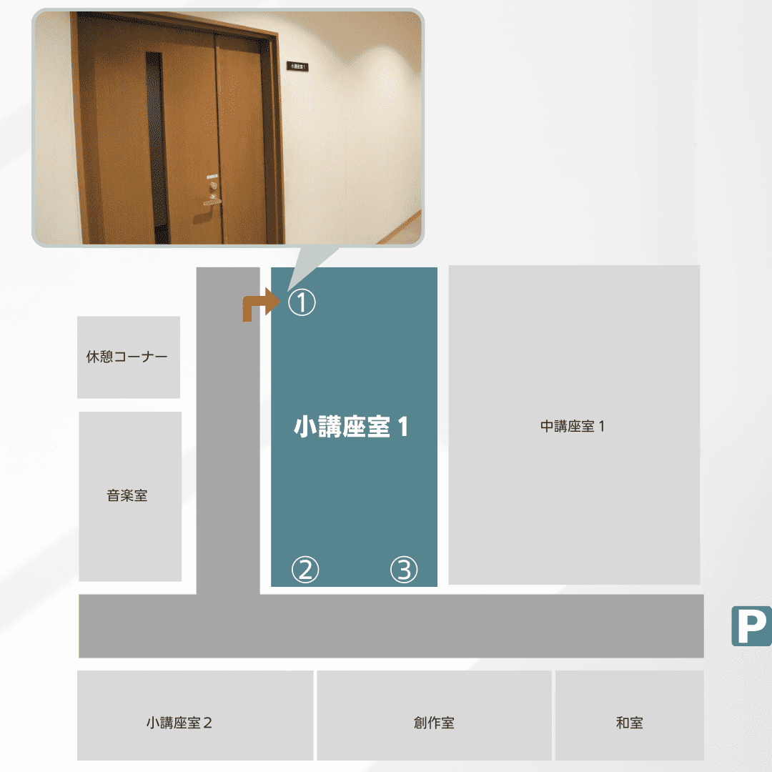小講座室１の開錠方法