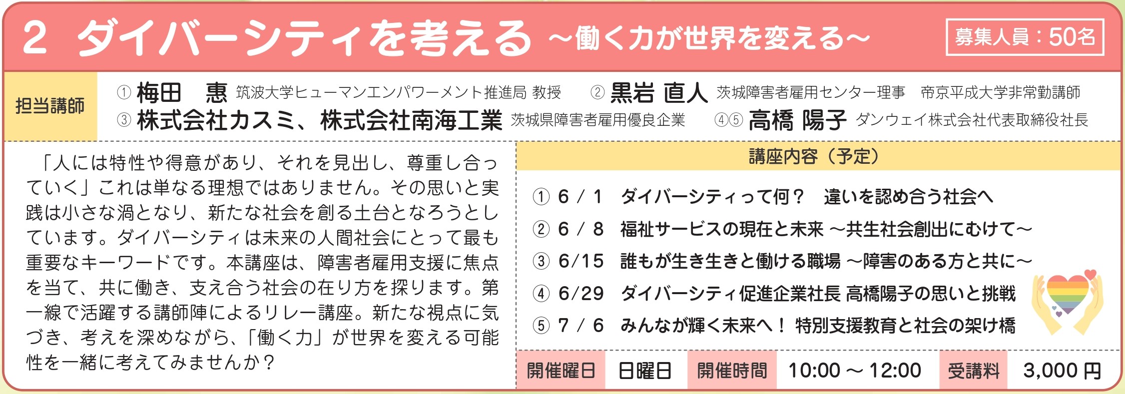 ダイバーシティを考える ～働く力が世界を変える～